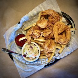 Shucks Fish House & Oyster Bar - Shrimp and Chips