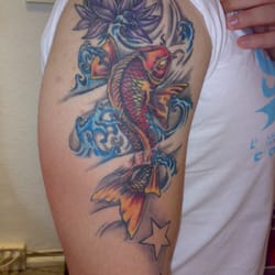 Magic Tattoo and Nails - Koi - Oberarmtattoo