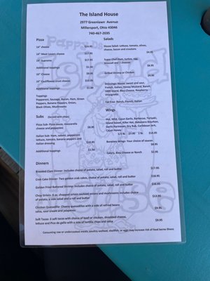 Menu photo 7 Island House Millersport, OH Menu photo 7 Island House Millersport, OH