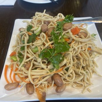 Sichuan Street Food - Dried Bean Curd Strips and Vegetable Salad - Szechuan Near Me - Pasadena, California