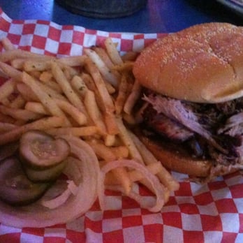 Dixie Grill - Pulled pork sandwich with fries, - Southern Near Me - Aiea, Hawaii Dixie Grill - Pulled pork sandwich with fries, - Southern Near Me - Aiea, Hawaii