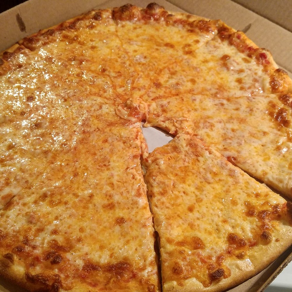 Cheese Pizza, minus one bite because I couldn't wait! Cheese Pizza, minus one bite because I couldn't wait!