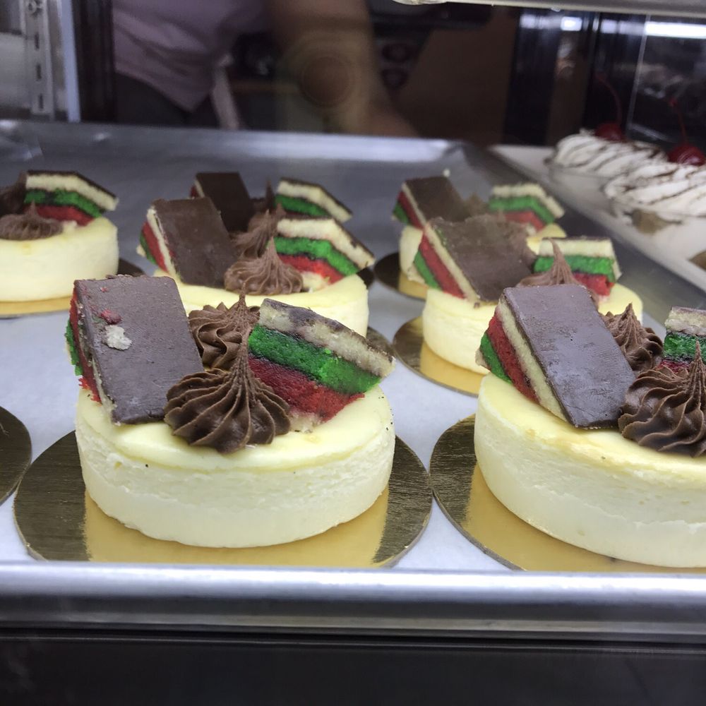 Annadale Bakery - Cheese cake with rainbow cookies - Donuts Near Me - Staten Island, New York Annadale Bakery - Cheese cake with rainbow cookies - Donuts Near Me - Staten Island, New York