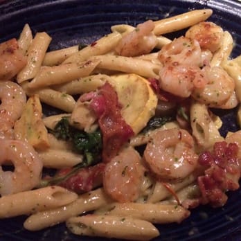 Fire + Ice - Pesto pasta with shrimp - New American Near Me - Anaheim, California