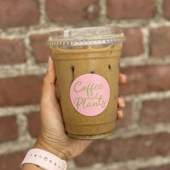 Coffee and Plants - Chagaccino with a shot of espresso - Coffee & Tea Near Me - Pasadena, California