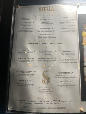 Menu photo 3 STELLA Seattle, WA