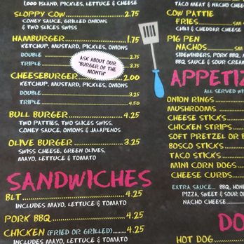The Udder Side - Menu - Ice Cream & Frozen Yogurt Near Me - Jonesville, Michigan