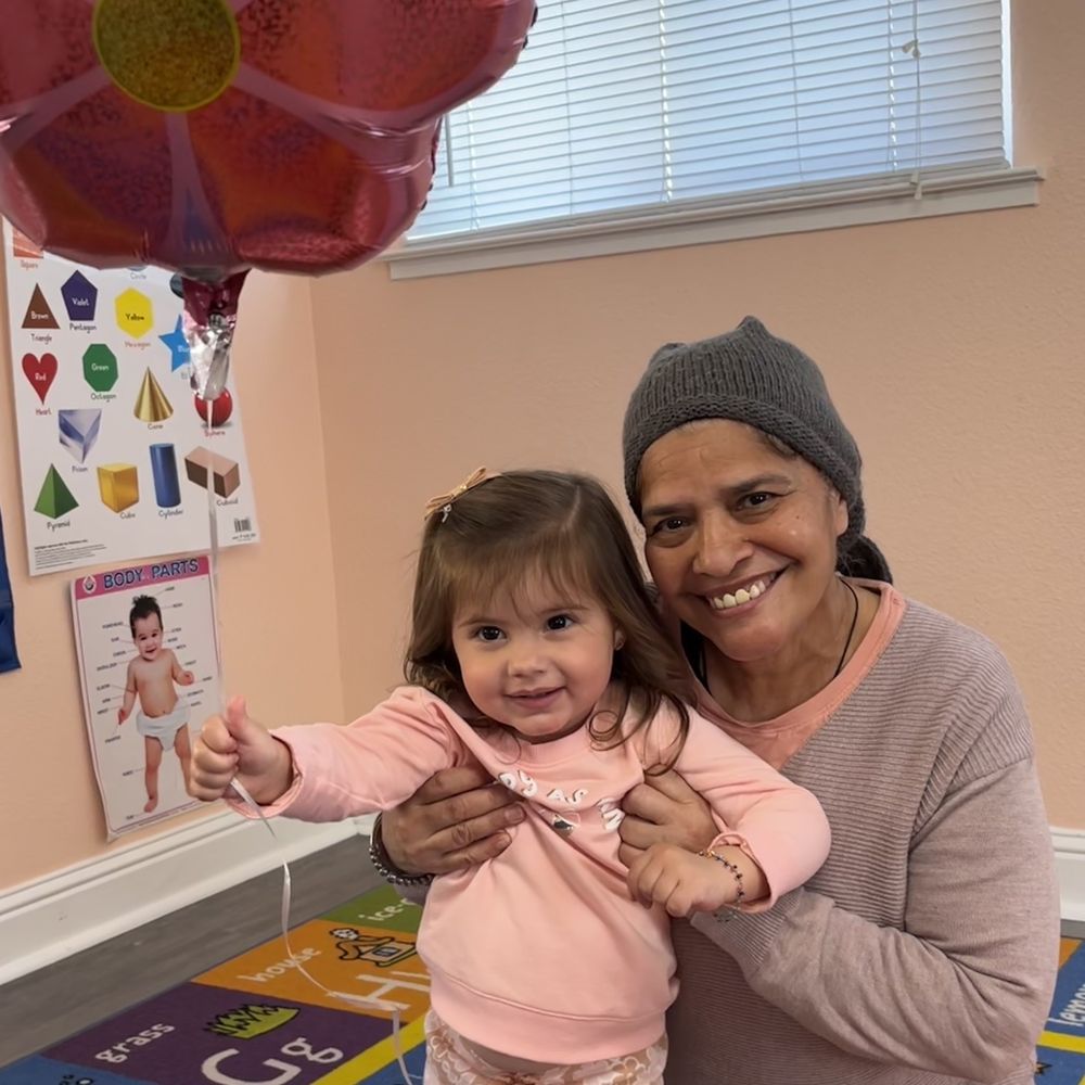 Ms. Sidhu the dedicated teacher of little beginners.