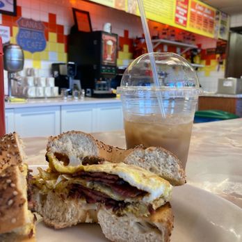 Jack's Donuts - a sandwich and a drink - Donuts Near Me - Laurel Springs, New Jersey
