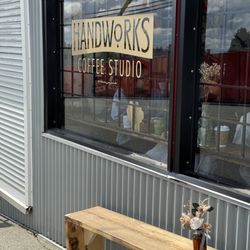 Handworks Coffee Studio - Entrance window