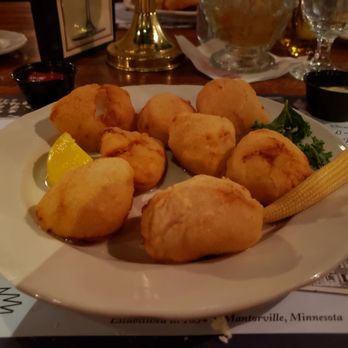 The Hubbell House - Deep fried scallops. Very light batter. - Seafood Near Me - Mantorville, Minnesota The Hubbell House - Deep fried scallops. Very light batter. - Seafood Near Me - Mantorville, Minnesota