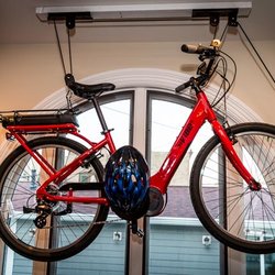 Lake Geneva E-Bike Company - Red izip e3 vibe plus electric bike from lake geneva e-bike company