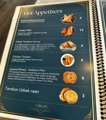 Menu photo 5 Uzbegim San Francisco, CA