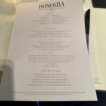 Donostia - Tapas/Small Plates Near Me - London, XGL