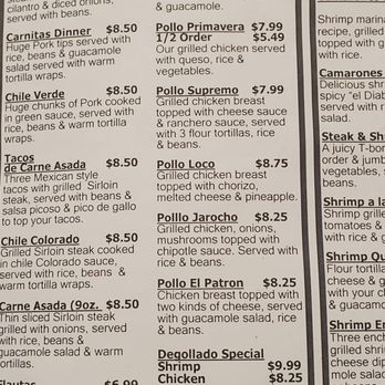 El Patron II - Menu - Mexican Near Me - Rockwood, Tennessee El Patron II - Menu - Mexican Near Me - Rockwood, Tennessee