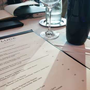 Luce - Table setting - Wine Bars Near Me - San Francisco, California Luce - Table setting - Wine Bars Near Me - San Francisco, California