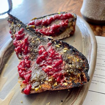Esther's Kitchen - Pistachio Butter + Jam toast - Italian Near Me - Las Vegas, Nevada