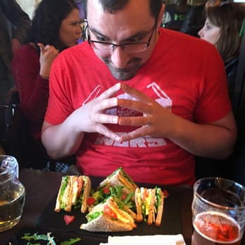 Le Komptoir - Yes yes, eating like an American! (Best sandwich ever? quite possibly! Their 'club' sandwich) - Tapas Bars Near Me - Paris, 75 Le Komptoir - Yes yes, eating like an American! (Best sandwich ever? quite possibly! Their 'club' sandwich) - Tapas Bars Near Me - Paris, 75