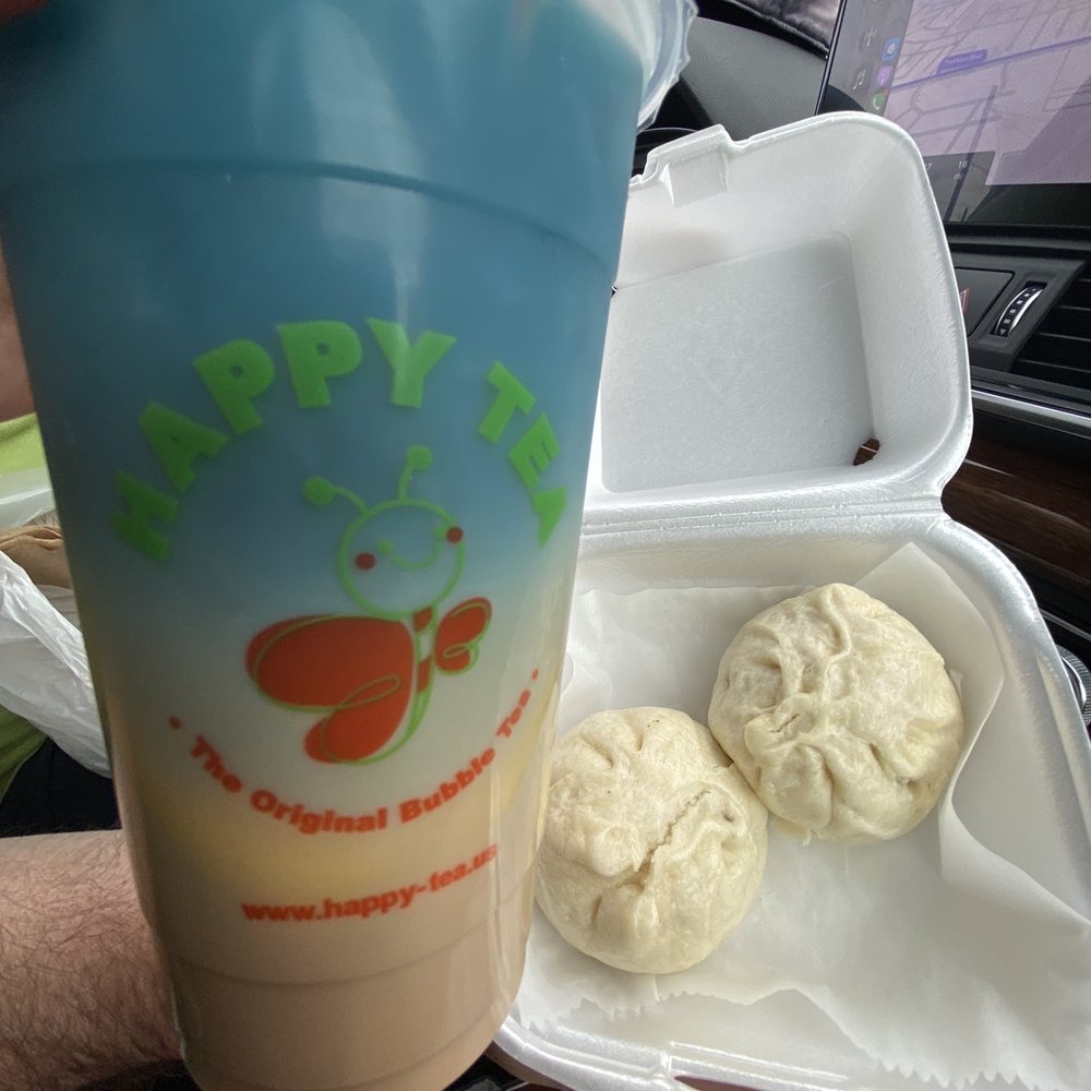 Happy Tea - Hot buns and cloud sky tea - Bubble Tea Near Me - Corpus Christi, Texas