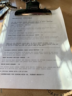 Menu photo 8 Brownstone Pancake Factory Englewood Cliffs, NJ