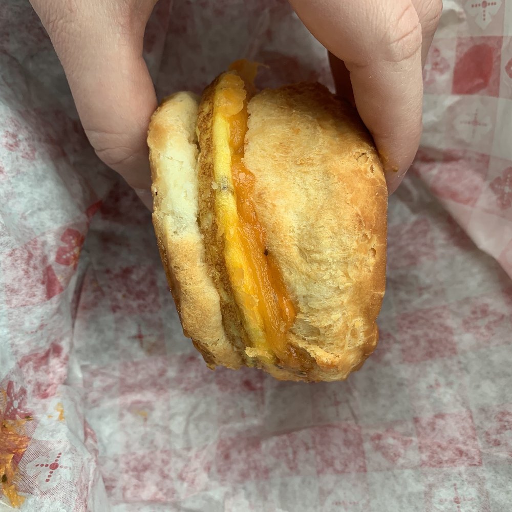 Egg & cheese breakfast sandwich Egg & cheese breakfast sandwich