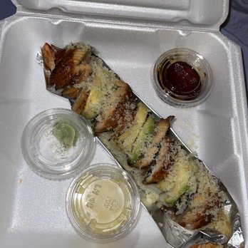 Sushi Area 909 - 1. Red Dragon Roll - Sushi Bars Near Me - Rancho Cucamonga, California Sushi Area 909 - 1. Red Dragon Roll - Sushi Bars Near Me - Rancho Cucamonga, California