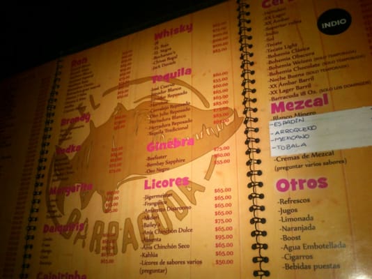 Menu photo 1 El Barracuda Oaxaca, OAX Menu photo 1 El Barracuda Oaxaca, OAX