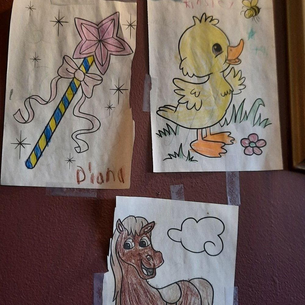 Warwick Restaurant - drawings of children's drawings on a refrigerator - Breakfast & Brunch Near Me - Newport News, Virginia Warwick Restaurant - drawings of children's drawings on a refrigerator - Breakfast & Brunch Near Me - Newport News, Virginia