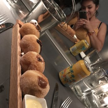 Flex Mussels - 3 s'mores and 1 Carmel filled donuts, super delicious. - Seafood Near Me - New York, New York Flex Mussels - 3 s'mores and 1 Carmel filled donuts, super delicious. - Seafood Near Me - New York, New York