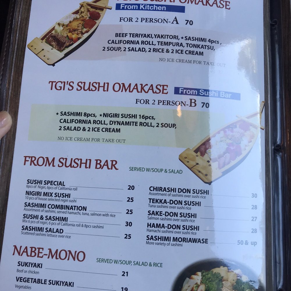 Tgi Oni Sushi - Japanese Near Me - Oakland, California