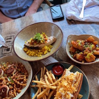 Tavern & Table - Dynamite Shrimp, Crab Salad Roll, Pan Seared Scallops, Swordfish - New American Near Me - Mt. Pleasant, South Carolina Tavern & Table - Dynamite Shrimp, Crab Salad Roll, Pan Seared Scallops, Swordfish - New American Near Me - Mt. Pleasant, South Carolina