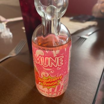 Hibachi Boy - Ramune strawberry soda. - Japanese Near Me - Derby, Kansas Hibachi Boy - Ramune strawberry soda. - Japanese Near Me - Derby, Kansas