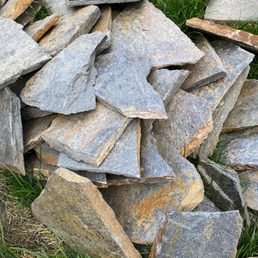 Large flagstone? Ha. Crap.