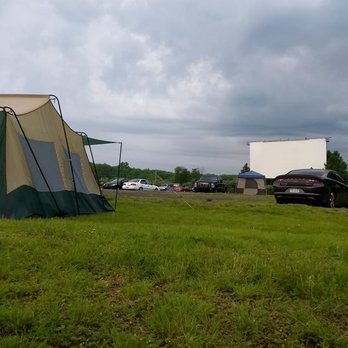 The Mahoning Drive-in Theater - A view from our tent flap. 5/27/18 at 6 am. Zombie Fest IV. - Drive-In Theater Near Me - Lehighton, Pennsylvania The Mahoning Drive-in Theater - A view from our tent flap. 5/27/18 at 6 am. Zombie Fest IV. - Drive-In Theater Near Me - Lehighton, Pennsylvania