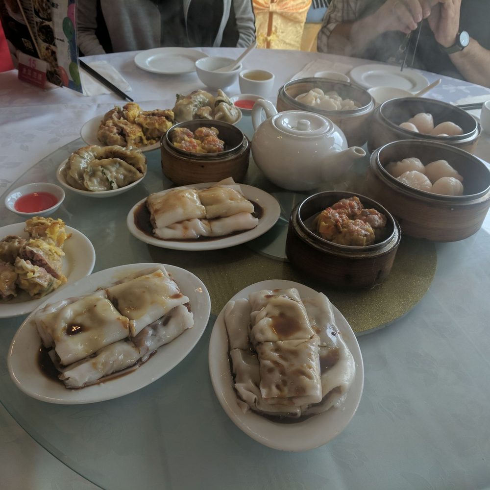 Our dim sum haul within five minutes! Our dim sum haul within five minutes!
