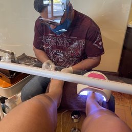 Great pedi with Vinny