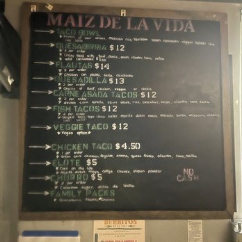Maiz De La vida - Menu - Food Trucks Near Me - Nashville, Tennessee Maiz De La vida - Menu - Food Trucks Near Me - Nashville, Tennessee