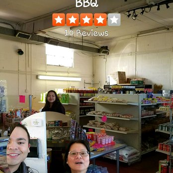 Racks Smoked BBQ - two people in a store - Grocery Near Me - New Castle, Delaware