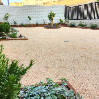 Ceron Landscaping - After - Decomposed granite, drains, and irrigation installed. We now love our clean, beautiful, and functional space! - Tree Services Near Me Ceron Landscaping - After - Decomposed granite, drains, and irrigation installed. We now love our clean, beautiful, and functional space! - Tree Services Near Me