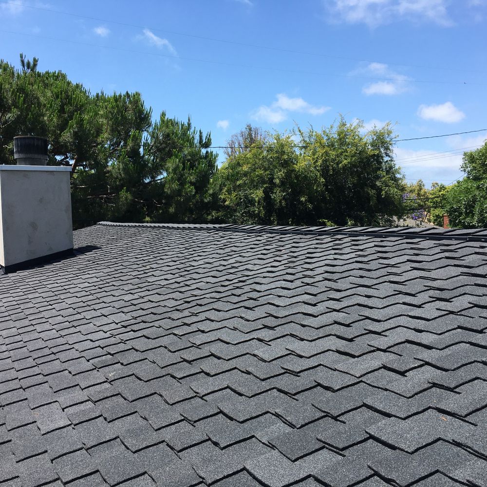 EC Roofing - Presidential TL in Charcoal Black with black flashing - Roofing Near Me - Huntington Beach, California EC Roofing - Presidential TL in Charcoal Black with black flashing - Roofing Near Me - Huntington Beach, California
