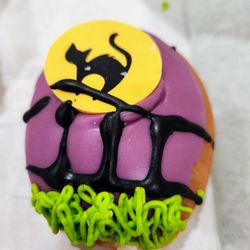 Krispy Kreme - Creme filled Halloween donut