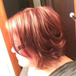 The cut and color that I got done today. Joy does fantastic work! The cut and color that I got done today. Joy does fantastic work!
