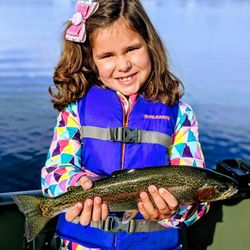 Drill Team Six Fishing Excursions - She named her Rainbow Trout "sparkles"