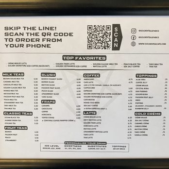 Golden Tea Cafe - Menu - Bubble Tea Near Me - Sparks, Nevada Golden Tea Cafe - Menu - Bubble Tea Near Me - Sparks, Nevada