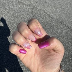 Fancy Nails - Sparkly/ombre spring set