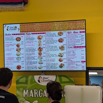 Don Froylan Creamery - Current menu as of July 2026 - Mexican Near Me - Salem, Oregon Don Froylan Creamery - Current menu as of July 2026 - Mexican Near Me - Salem, Oregon