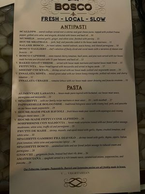 Menu photo 2 Bar Bosco / Alimentari Da Pesavento Terre Haute, IN