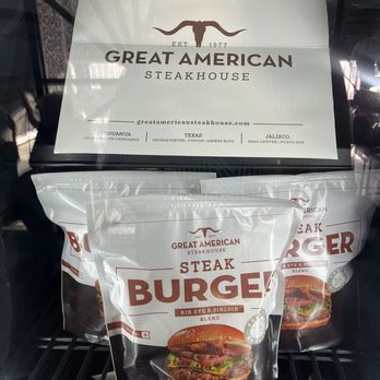 Great American Steakhouse - Steak Burger Patties for sale - Steakhouses Near Me - El Paso, Texas