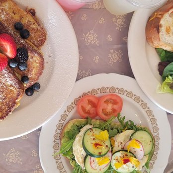 Mary Lane Cafe - Brioche french toast (left), avocado toast with eggs (middle), and Chipotle chicken sandwich (right) - Breakfast & Brunch Near Me - San Gabriel, California Mary Lane Cafe - Brioche french toast (left), avocado toast with eggs (middle), and Chipotle chicken sandwich (right) - Breakfast & Brunch Near Me - San Gabriel, California