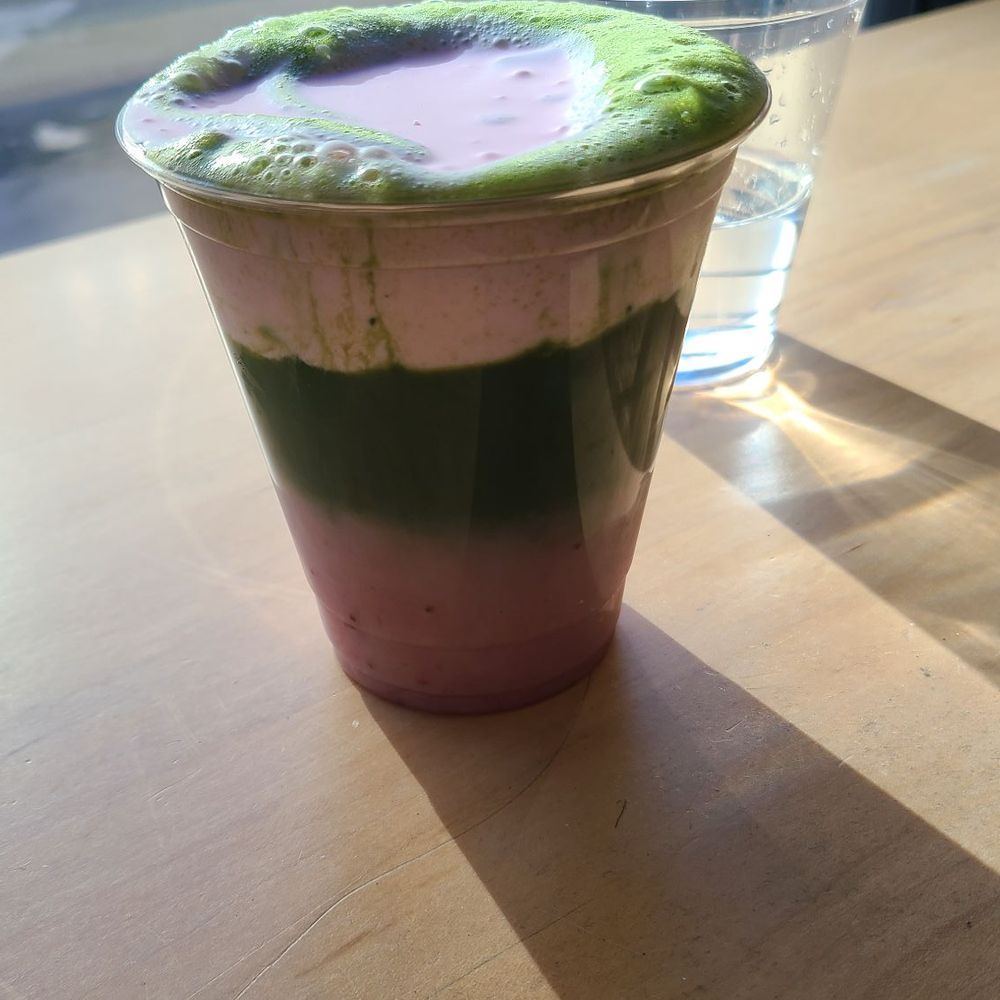 Strawberry cold foam matcha Strawberry cold foam matcha